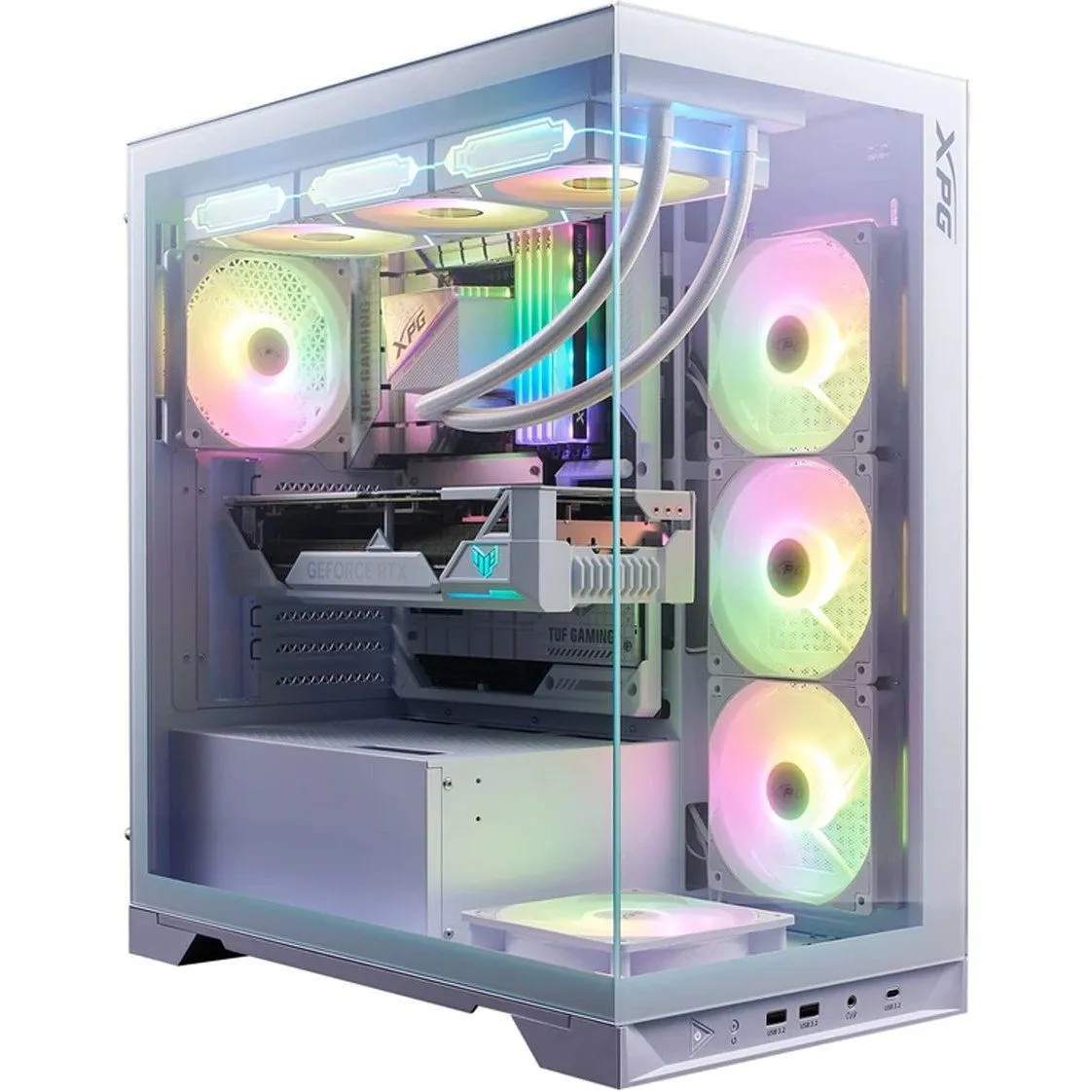 کیس کامپیوتر ایکس پی جی INVADER X BTF ARGB Mid Tower سفید