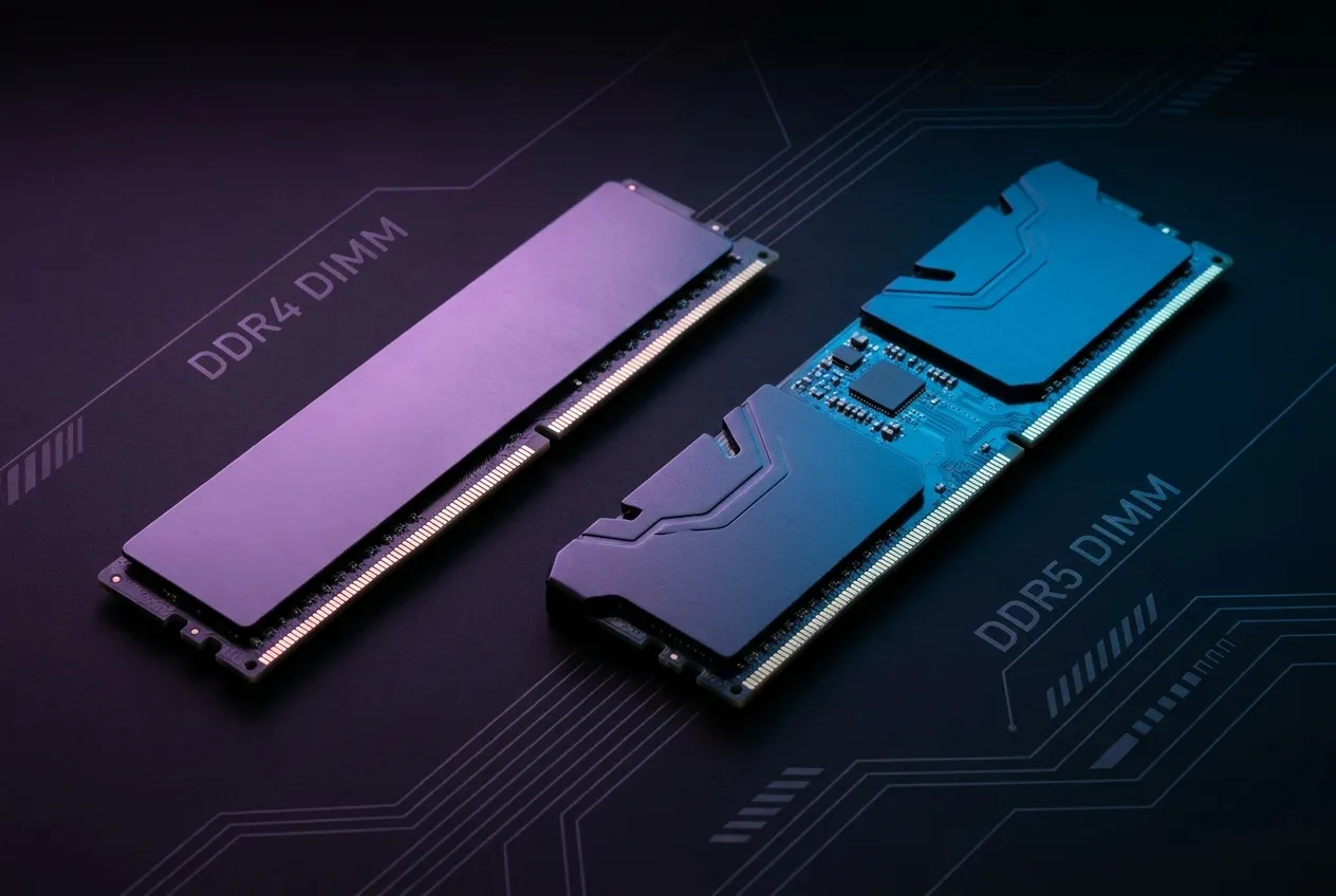 مقایسه رم DDR4 و DDR5 کامپیوتر