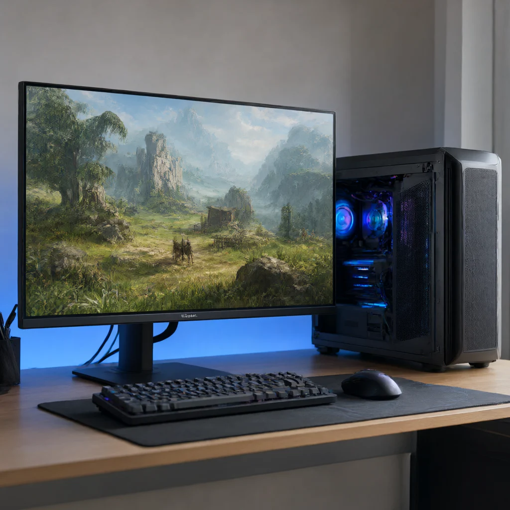 میز گیمینگ مجهز به کارت گرافیک RTX 3080 PALIT GameRock 10GB استوک