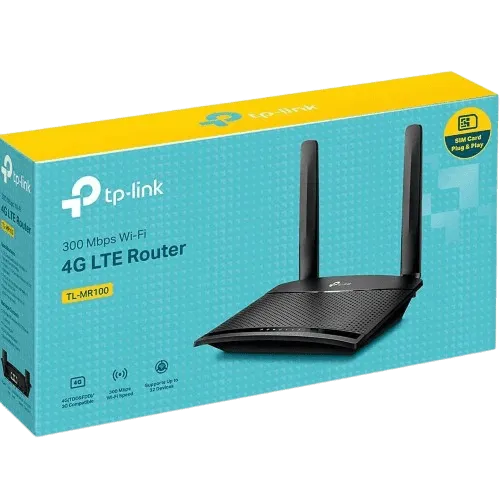مودم روتر 3G/4G تی پی لینک مدل TL-MR100 بی سیم دو آنتن
