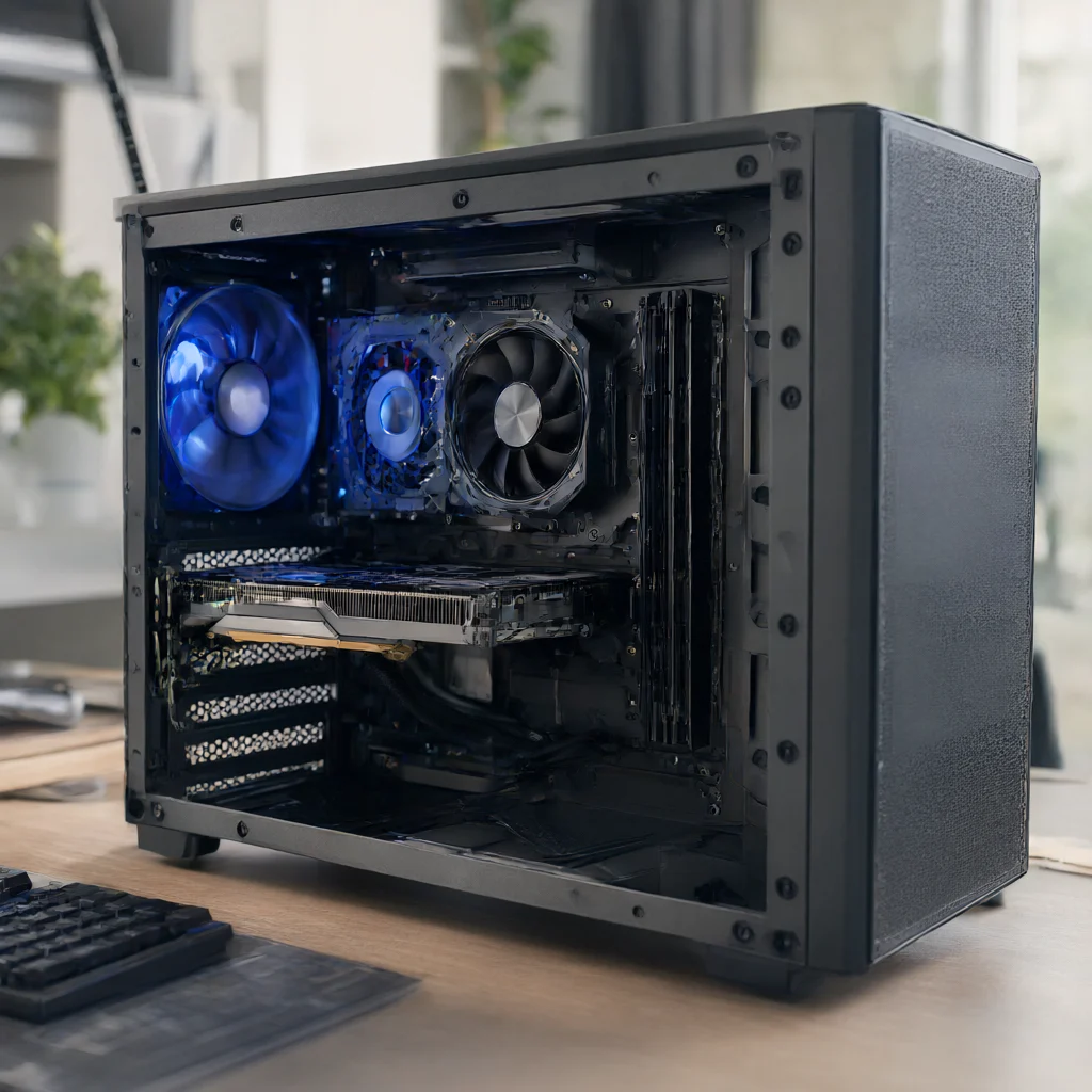 فضای داخلی کیس برای نصب کارت گرافیک ایکس اف اکیس مدل RX 5600 XT THICC II PRO حافظه 6 گیگابایت استوک