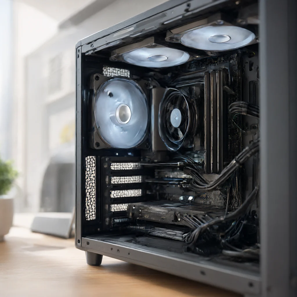 فضای داخلی کیس و تهویه مناسب برای کارت گرافیک +Sapphire RX 6800 XT Nitro با حافظه 16 گیگابایت کارکرده