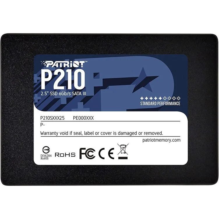 حافظه اس اس دی اینترنال پتریوت مدل P210 ظرفیت 256 گیگابایت