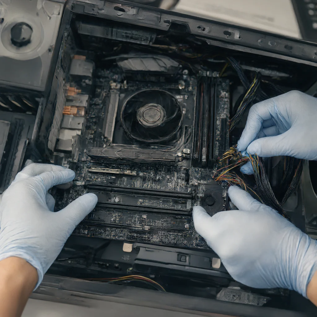 نمای مفهومی نصب کارت گرافیک ایسوس راگ مدل Asus RTX 3090 Rog Strix 24GB OC White edition داخل کیس