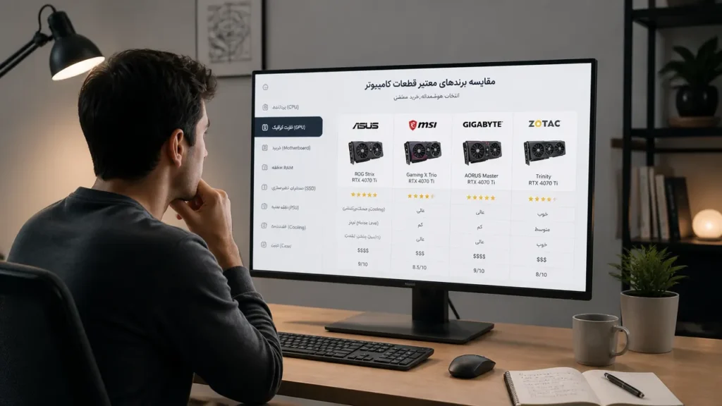 راهنمای انتخاب برند مناسب در خرید قطعات کامپیوتر