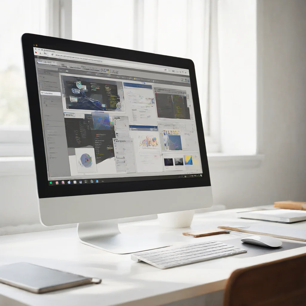 محیط کاری مناسب برای کامپیوتر ال این وان اپل ای مک 2019 iMac Apple all in one a2116