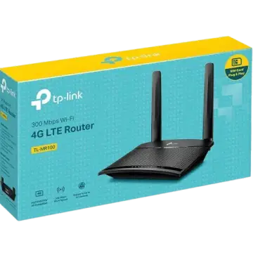 مودم روتر 3G/4G تی پی لینک مدل TL-MR100 بی سیم دو آنتن