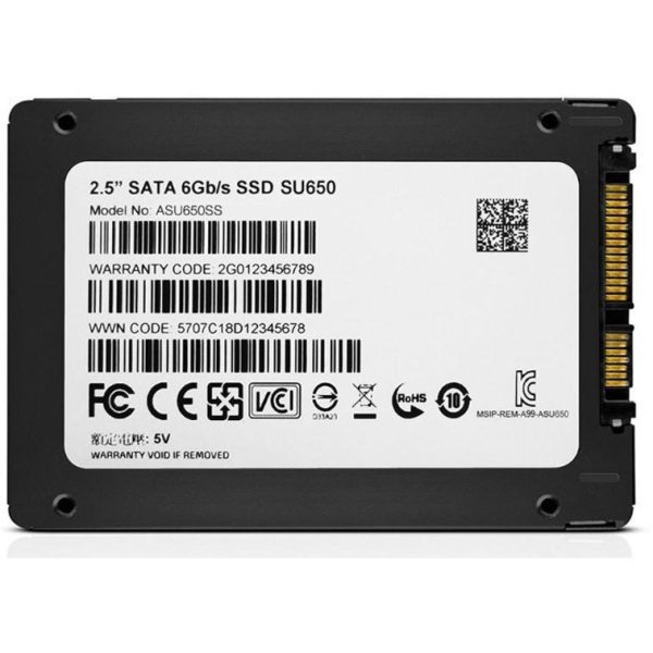 حافظه اس اس دی اینترنال ای دیتا مدل SU650 ظرفیت 240 گیگابایت - Image 2